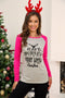 Christmas Full-Size Graphic Long Sleeve T-Shirt | Festive Holiday Style