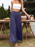 wide leg pants violet